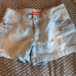 Blue jean shorts